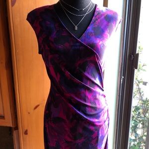 Chaps Wrap Look Dress